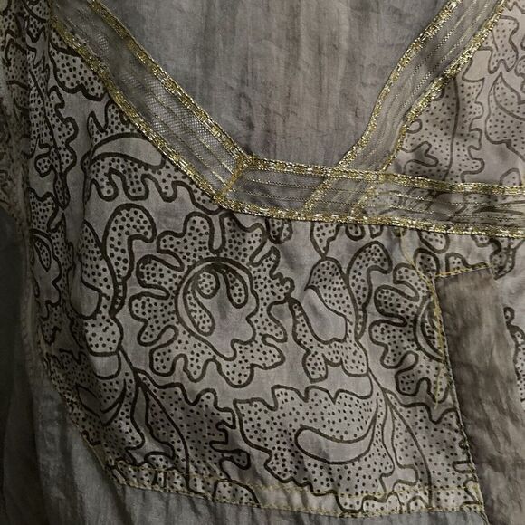 Vintage G4000 Gray Lace Windbreaker Jacket M/L  80s 90s Retro Full Zip Woman’s - Picture 7 of 12